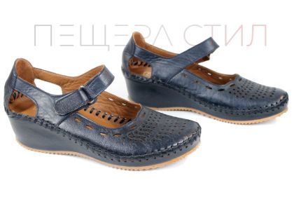 1237TKK – pantofi damă de vară din piele naturală maro