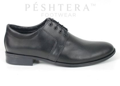 Pantofi formali barbatesti cu sireturi in negru - model Elegant Step