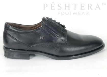 Pantofi eleganți Matteo Ferri pentru bărbați din piele naturală neagră