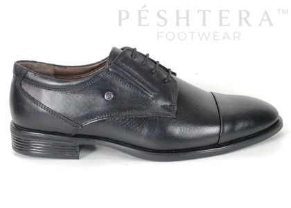 Pantofi eleganți pentru bărbați Luca Bernardi din piele naturală neagră