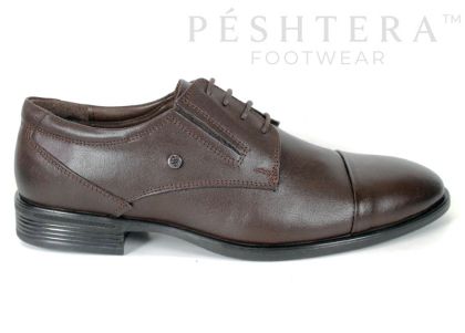 Luca Bernardi pantofi eleganți bărbați din piele naturală maro închis