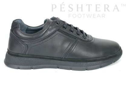 Nico Bellandi – pantofi casual pentru bărbați din piele naturală neagră