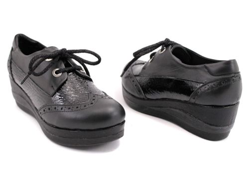 Pantofi dama casual în negru 356 CH