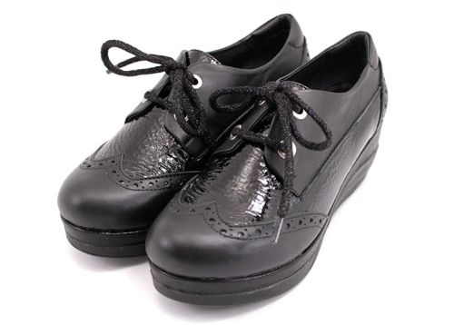 Pantofi dama casual în negru 356 CH