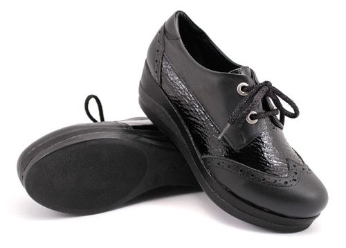 Pantofi dama casual în negru 356 CH