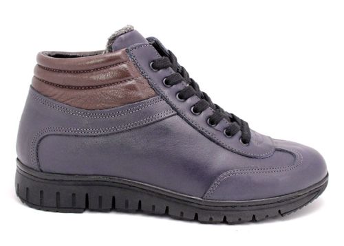 Cizme barbatesti din piele naturala albastru 200-22 SN -modelul nu este disponibil-
