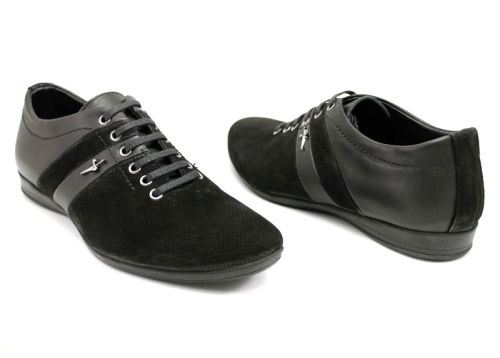 Pantofi casual / eleganti barbati în negru 403 CH