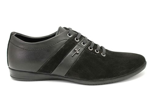 Pantofi casual / eleganti barbati în negru 403 CH