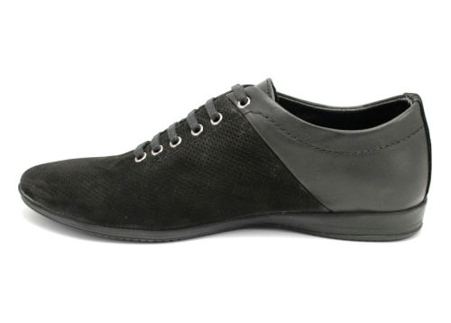 Pantofi casual / eleganti barbati în negru 403 CH