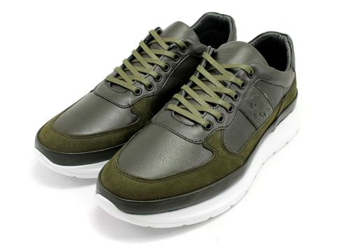 Pantofi sport barbati in verde 2271 ZE