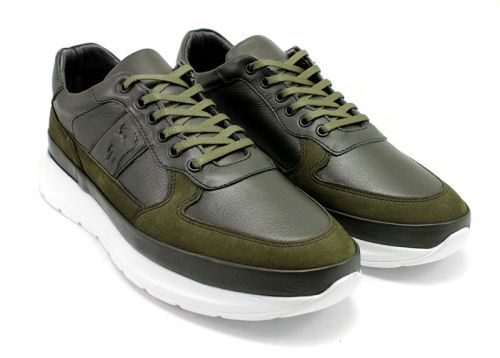 Pantofi sport barbati in verde 2271 ZE