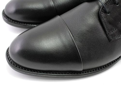 Incaltaminte din piele pentru barbati in negru 1225 CH