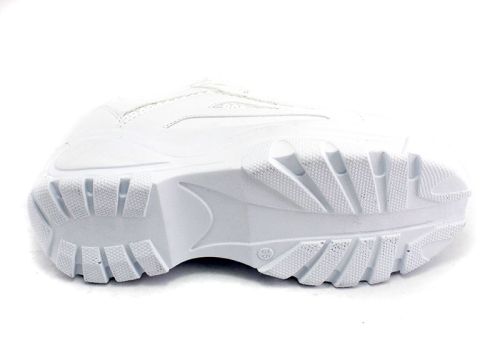 Adidași de damă în alb 664 B