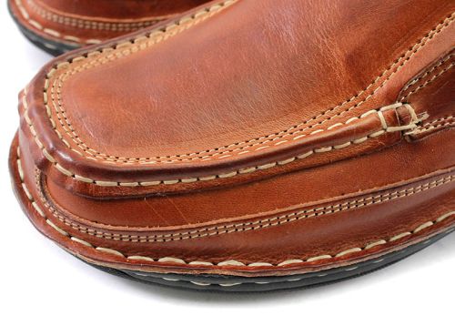 Mocasini barbati maro din piele naturală, model 06