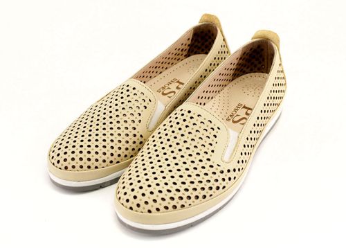 Pantofi casual de dama cu perforație - Model Elitsa.