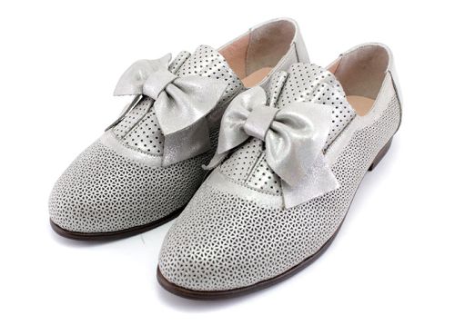 Pantofi casual dama din piele - Model Louisa.