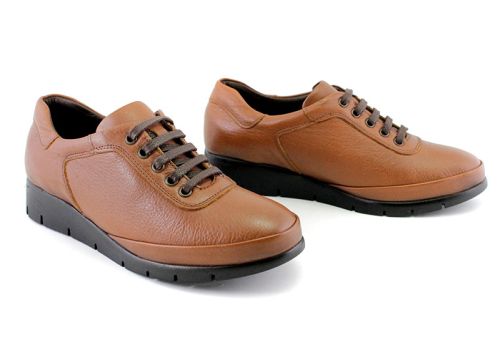 Pantofi casual pentru femei în maro - Model Carmen.