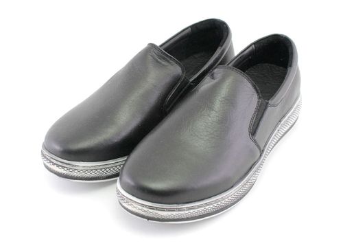 Încălțăminte casual pentru femei în negru - Model Nevada.