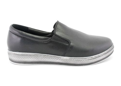 Încălțăminte casual pentru femei în negru - Model Nevada.