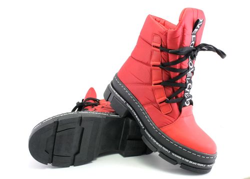 Ghete de damă în roșu - Model 0809 CV