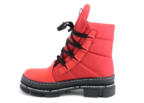 Ghete de damă în roșu - Model 0809 CV