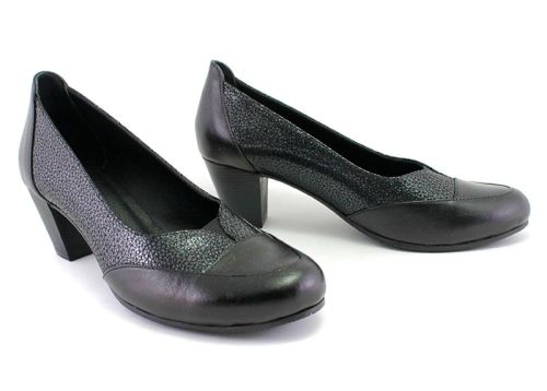 Pantofi casual pentru femei în negru - Model Gladys