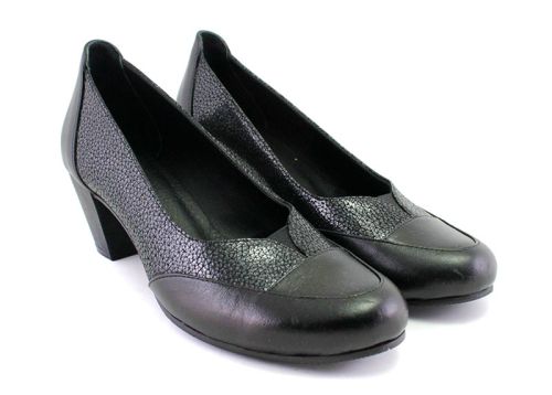 Pantofi casual pentru femei în negru - Model Gladys