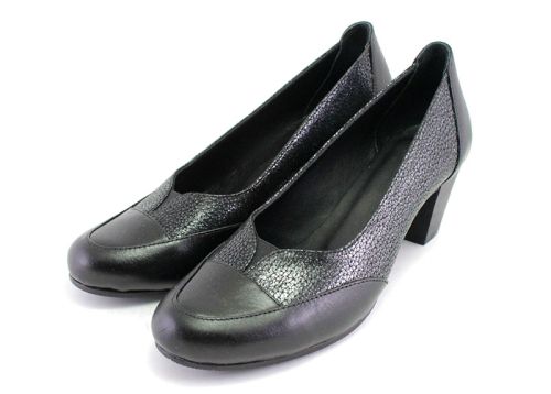 Pantofi casual pentru femei în negru - Model Gladys