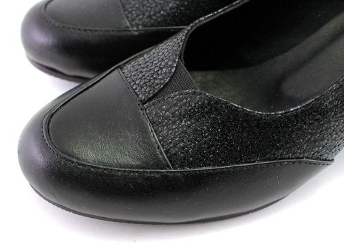 Pantofi casual pentru femei în negru - Model Gladys