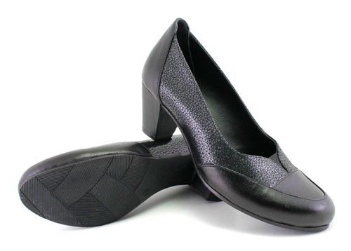 Pantofi casual pentru femei în negru - Model Gladys