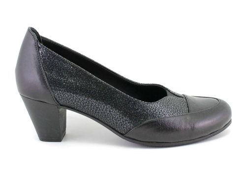 Pantofi casual pentru femei în negru - Model Gladys