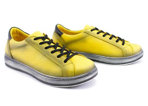 Pantofi sport de damă în galben - Model Tiara