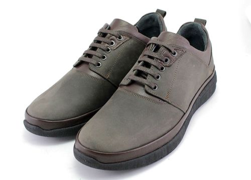 Pantofi casual barbati din piele în maro - Model Gerardo.