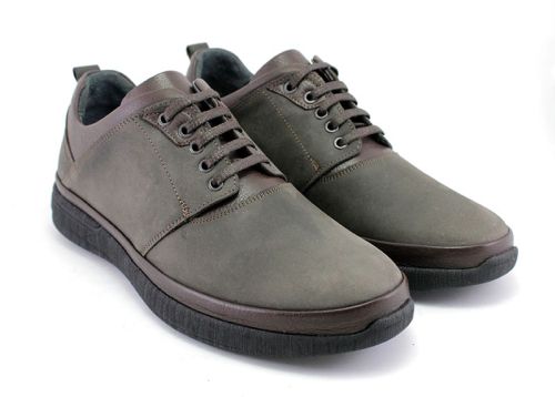 Pantofi casual barbati din piele în maro - Model Gerardo.