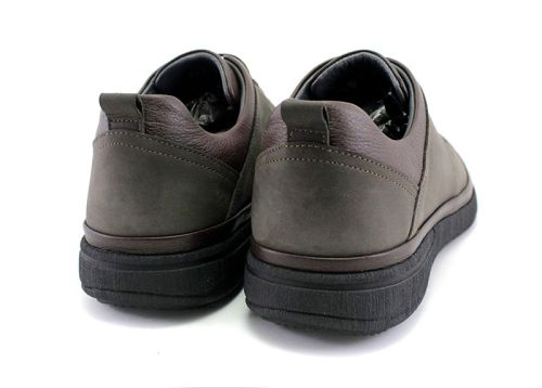 Pantofi casual barbati din piele în maro - Model Gerardo.