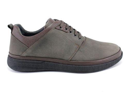 Pantofi casual barbati din piele în maro - Model Gerardo.