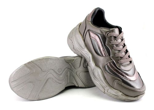 Adidași pentru femei în gri plumb - Model Deria.