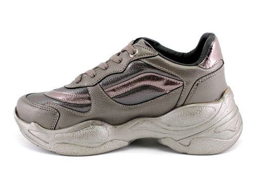 Adidași pentru femei în gri plumb - Model Deria.