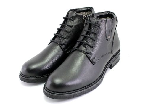 Ghete elegante barbati de culoare neagra - model Jerome