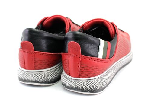Pantofi sport pentru femei în roșu - Model Irma.