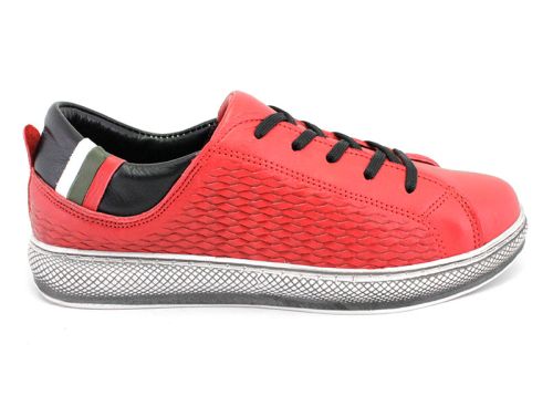 Pantofi sport pentru femei în roșu - Model Irma.