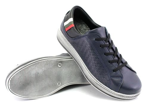Pantofi sport pentru femei in albastru inchis - Model Irma