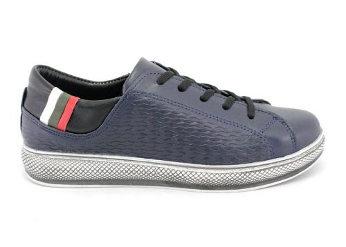 Pantofi sport pentru femei in albastru inchis - Model Irma