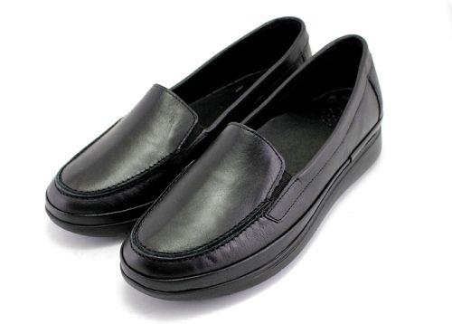 Pantofi de damă din piele moale în bej - Model Zika