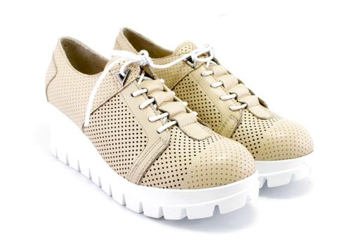 Pantofi dama de vara in bej - Model Vlada.