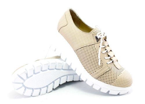 Pantofi dama de vara in bej - Model Vlada.