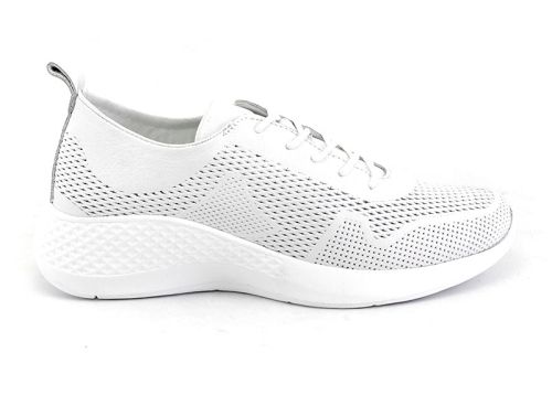 Pantofi sport de dama în alb - Model Dolores.