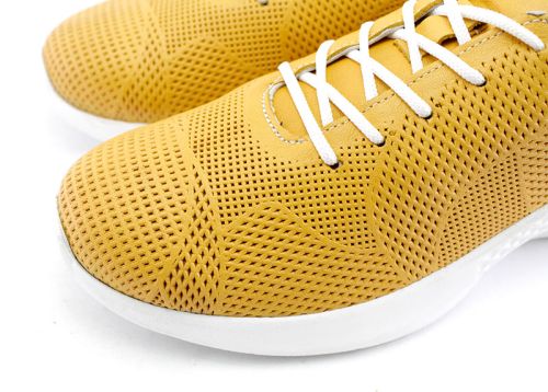 Pantofi sport pentru femei în culoarea muștarului - Model Veronella.