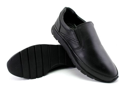 Pantofi casual pentru bărbați în negru 