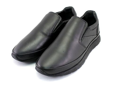 Pantofi casual pentru bărbați în negru 